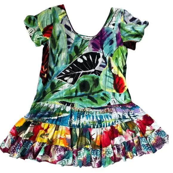Jams World Jasper Print Hattie Mini Dress Size XS - Picture 9 of 10